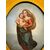 Antique 19th-century oil on copper 'Madonna of San Sisto' 27x22cm