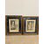 Antique pair of 17th century engravings by Van Dyck. Pierre Lombart. Dorothea and Philip Herbert IV, 38x27cm