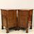 Antique Empire style walnut bedside tables - Italy, 19th century