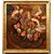 Pair of angels with floral festoon, Carlo Maratta (Camerano, 1625 - Rome, 1713) Workshop of