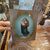 Antique 19th-century oil on copper 'Madonna of San Sisto' 27x22cm