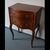 Walnut bedside table