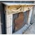 CHP390 - Camino in cemento, epoca '900, misure cm L 125 x P 30 x H 103
