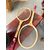 Pair of vintage Player wooden tennis rackets from the 60s Goodyear, 67x23cm