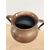 Antique hammered copper amphora or pitcher, two-handled, 18th century, 50x44cm