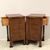 Antique Empire style walnut bedside tables - Italy, 19th century