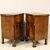 Antique Empire style walnut bedside tables - Italy, 19th century