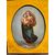Antique 19th-century oil on copper 'Madonna of San Sisto' 27x22cm