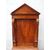 Directory style walnut wall-mounted prie-dieu, early 19th century, French origin, cm L61xP49xH195