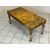 Tavolino intagliato laccato dorato Napoleone III con piano in marmo