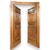 PTS356 - N. 3 walnut doors, carved panels, two with same frame + one with different frame, 17th century, different sizes