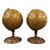 Pair of Victorian table globes