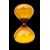 Blown glass hourglass. Murano.