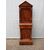 Directory style walnut wall-mounted prie-dieu, early 19th century, French origin, cm L61xP49xH195
