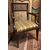 PANC167 - N. 4 chairs and an armchair in walnut, 18th/19th century, chairs cm W 47 x D 40 x H 86, armchair cm W 56 x D 47 x H 88