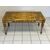Tavolino intagliato laccato dorato Napoleone III con piano in marmo