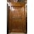 PTS358 - N. 4 Carlo X doors in walnut and burr wood, with frame, 19th century, clear size cm W 92 x H 202