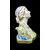 Busto in maiolica raffigurante Francesca.Manifattura Minghetti.Bologna.