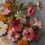 QUADRI ANTICHI, ART DECO, NATURA MORTA CON FIORI DI MARGHERITE E PETUNIE, TELA, XX SECOLO. (QF686)