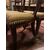 PANC167 - N. 4 chairs and an armchair in walnut, 18th/19th century, chairs cm W 47 x D 40 x H 86, armchair cm W 56 x D 47 x H 88