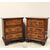 Antique pair of Louis XV walnut bedside tables - Italy 18th century