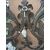 grande applique in metallo dorato cm. 95 x 60