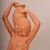 SCULTURE ART DECO IN TERRACOTTA, DONNE CON ANFORA, AMEDEO GENNARELLI, SCULTORE ITALIANO. (STTE98)
