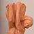 SCULTURE ART DECO IN TERRACOTTA, DONNE CON ANFORA, AMEDEO GENNARELLI, SCULTORE ITALIANO. (STTE98)