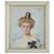 19th-century pastel portrait of a girl with a chignon - O/6049