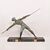 ANTICHE SCULTURE FRANCESI IN ANTIMONIO, CHIPARUS, GUERRIERO CON LANCIA, ART DECO. (STAN93)