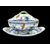 Zuppiera in maiolica con decoro al’garofano’.C.A.C.F . Faenza.