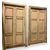 PTS897 - N. 4 Porte antiche laccate, con telaio, epoca '700, luce cm L 108 x H 212