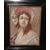 Dipinto olio su tavola "Ritratto di Donna" del 1800