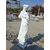 Statue quattro stagioni in marmo con basamento - Altezza con piedistallo 160