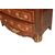 Piccolo cassettone comoncino francese Stile Reggenza con 4 cassetti piano in marmo e bronzi dorati
