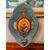 Grande acquasantiera raffigurante la Madonna della Seggiola.