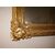 Stupenda specchiera francese dorata con putto di inizio 1800 foglia oro