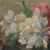 DIPINTI ANTICHI DI FIORI, NATURE MORTE CON VASO DI PEONIE, OLIO SU TELA, INIZIO XX SECOLO. (QF689)