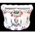 Vaso portafiori in maiolica,decoro alla ‘fiamma’,Manifattura di Pasquale Rubati.Milano.