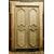 PTL470 - N. 2 porte a due battenti laccate, con telaio, epoca '700, luce cm L 115 x H 222