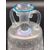 Vaso veneziano in vetro soffiato inciso e iridescente Murano, fine XIX – inizi XX sec.