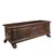 Cassapanca in legno di noce intagliato. Italia, XVII secolo.