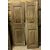 pan287 - walnut doors with carved panels, 18th century, size cm l 83 xh 152 xp 2     