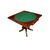 Tavolino da Gioco Francese Metà 1800 Stile Carlo X in Mogano
