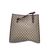 GUCCI Borsa Shopper Vintage in Tela Col. Beige L