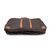 LOUIS VUITTON Borsa da Viaggio Vintage in Tela Col. Marrone Sirius L
