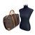 LOUIS VUITTON Borsa da Viaggio Vintage in Tela Col. Marrone Sirius L
