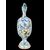 Vaso-versatoio in maiolica decorato a raffaellesche e busto di soldato.Urbino.