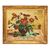 QUADRI ANTICHI, ART DECO, NATURA MORTA, FIORI DI MARGHERITE ROSSE, OLIO SU TELA, XX SECOLO. (QF690)