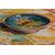 QUADRI ANTICHI, ART DECO, NATURA MORTA, FIORI DI MARGHERITE ROSSE, OLIO SU TELA, XX SECOLO. (QF690)